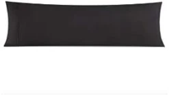 Italian Luxury Body Pillow Cover - Soft 21" X 60" Microfiber Long Pillow Case W/ No Zipper - Fits 20" ﻿x 54" Pillow, Machine Washable, Gray -Amazon Shop 11PNVQIROCL. AC