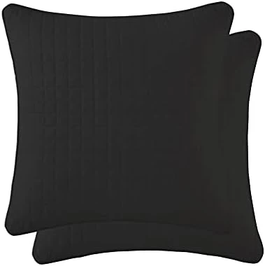 Southshore Fine Linens - VILANO Springs - Pair Of Quilted Pillow Sham Covers (No Inserts), 20" X 26", Bright White 3 Southshore Fine Linens - VILANO Springs - Pair Of Quilted Pillow Sham Covers (No Inserts), 20" X 26", Bright White - Image 3