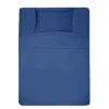 Jersey Bed Sheet Set Twin, 3 Pc Bed Sheets With Up To 10" Deep Pocket,Ultra Soft Comfortable,All Season T-Shirt Sheets Bedding,Navy Blue