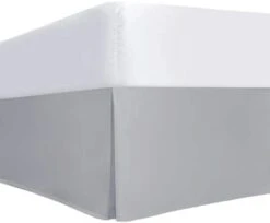 Bed Skirts Double Brushed Premium Microfiber, 12-Inch Tailored Drop Pleated Bed Skirt, Ultra-Soft, Shrink And Fade Resistant (Full, White) -Amazon Shop 21L3mSJELtL. AC