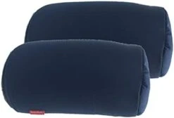 Bookishbunny 2pcs Micro Bead Roll Pillow Cushion For Bed Back Neck Head Body Support, 13" X 7", Various Designs (Dark Gray) -Amazon Shop 21N5ySNRdiS. AC