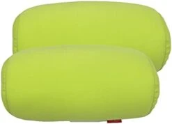 Bookishbunny 2pcs Micro Bead Roll Pillow Cushion For Bed Back Neck Head Body Support, 13" X 7", Various Designs (Dark Gray) -Amazon Shop 21R7WIBJg4S. AC