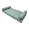GENERIC 1 Pcs S5 Daybed Mattress Bolster Pillow Cover Knife Edge Twin-XL AD002