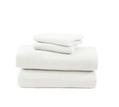 Warm And Cozy Microfleece Sheet Set, Ivory, Twin