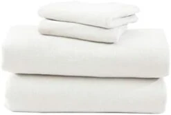 Warm And Cozy Microfleece Sheet Set, Ivory, Twin -Amazon Shop 21Y8IYAK06L. AC 2