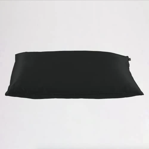 Lementine Silk Organic Silk Pillowcase (Black) - 20in. X 30 In. - 100% GOTS Certified Organic 6A Silk (World's Envelope Enclosure 2 Lementine Silk Organic Silk Pillowcase (Black) - 20in. X 30 In. - 100% GOTS Certified Organic 6A Silk (World's Envelope Enclosure - Image 2