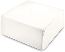 TOPPURE Cube Memory Foam Pillow Pro-Long For Side Sleepers, Snorers (24"/12"/5"), Soft But Supportive Cervical Pillow For Neck And Shoulder Pain Relief Sleeping, Rectangle Neck Pillow,White -Amazon Shop 21dwxdnwnML. AC