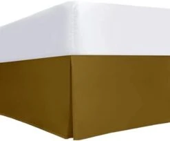 Bed Skirts Double Brushed Premium Microfiber, 12-Inch Tailored Drop Pleated Bed Skirt, Ultra-Soft, Shrink And Fade Resistant (Full, White) -Amazon Shop 21ig1YRSc3L. AC