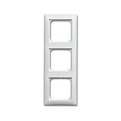 Frame, 3-hole 1723 914 alpine-white And Balance SI Cover Frame, 4011395191545