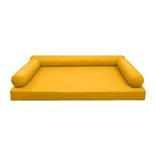 DBM IMPORTS *Cover ONLY*-Style 6 Outdoor Daybed Mattress Bolster Pillow Slipcovers Knife Edge Twin Size-AD108 2 DBM IMPORTS *Cover ONLY*-Style 6 Outdoor Daybed Mattress Bolster Pillow Slipcovers Knife Edge Twin Size-AD108 - Image 2