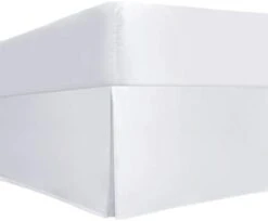 Bed Skirts Double Brushed Premium Microfiber, 12-Inch Tailored Drop Pleated Bed Skirt, Ultra-Soft, Shrink And Fade Resistant (Full, White) -Amazon Shop 21xHc J 9zL. AC