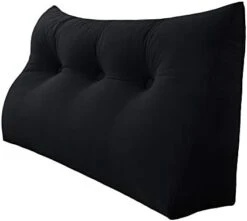 WOWMAX Triangular Wedge And Body Positioners Reading Pillow Large Bolster Headboard Backrest Support Cushion For Day Bed Bunk Bed With Removable Cover Twin Velvet Gray -Amazon Shop 31 h BwV0DL. AC