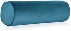 Tinbolunce Memory Foam Roll Pillow For Knee/Leg/Neck - Full Moon Bolster/Round Cylinder Pillow For Sleeping On Side Or Back - Removable Cooling Cover Length 18" X 6" Diameter (Black) -Amazon Shop 310kaa7wvL. AC
