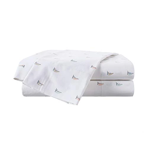 Ail Away Cotton Sheet Set, Queen, White 2 Ail Away Cotton Sheet Set, Queen, White - Image 2
