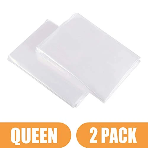 2 Pack Queen Size Mattress Storage Bag 60-Inch By 100-Inch Mattress Bag For Disposal Clear Queen Mattress Plastic Cover For Moving 3 2 Pack Queen Size Mattress Storage Bag 60-Inch By 100-Inch Mattress Bag For Disposal Clear Queen Mattress Plastic Cover For Moving - Image 3