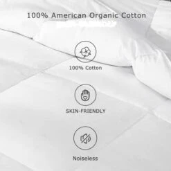 Feather Down Comforter Queen Size Goose Duck Feather Down Comforter, Down And Feather Duvet Insert With Cotton Cover, All Season Stand-Alone Down Comforter With Conner Tabs -Amazon Shop 312DeQFAIQL