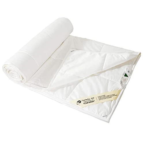 Luxurious Lightweight Wool Comforter Queen Size, Lightweight Summer Comforter/Duvet Insert, 100% Natural Australian Wool Filled Comforter, Noiseless Cotton Cover 1 Luxurious Lightweight Wool Comforter Queen Size, Lightweight Summer Comforter/Duvet Insert, 100% Natural Australian Wool Filled Comforter, Noiseless Cotton Cover