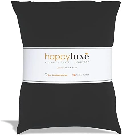 Happyluxe Travel Pillow, Airplane Pillow, Small Pillow For Sleeping, Washable Cover, 13" X 17", Made In The USA, Sage Green 7 Happyluxe Travel Pillow, Airplane Pillow, Small Pillow For Sleeping, Washable Cover, 13" X 17", Made In The USA, Sage Green - Image 7