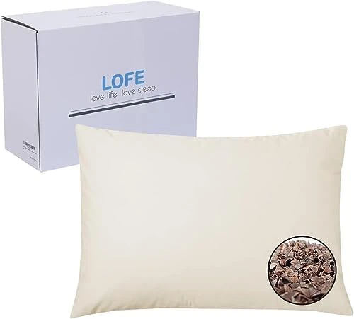 LOFE Cylinder Buckwheat Pillow With Pillowcase - Adjustable Bolster Pillow(17x6), Organic Cotton Case, Cervical Neck Support Pillow, Neck Pain Relief, Breathable Cool Sleep For Back And Side Sleepers 9 LOFE Cylinder Buckwheat Pillow With Pillowcase - Adjustable Bolster Pillow(17x6), Organic Cotton Case, Cervical Neck Support Pillow, Neck Pain Relief, Breathable Cool Sleep For Back And Side Sleepers - Image 9