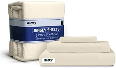 100% Cotton Sheet Set Twin XL, 3pcs Jersey Knit Sheets, Up To 16” Deep Pocket Wrinkle-Free Fitted Sheet, Jersey Pillowcase & Flat Sheet – Luxury Jersey Sheet Set (Twin XL, Pink) 12 100% Cotton Sheet Set Twin XL, 3pcs Jersey Knit Sheets, Up To 16” Deep Pocket Wrinkle-Free Fitted Sheet, Jersey Pillowcase & Flat Sheet – Luxury Jersey Sheet Set (Twin XL, Pink) - Image 12