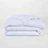 Premium Stone Washed 100% French Linen Duvet Cover, Small Batch Sourced From Normandy, Breathable And Durable (Snow, Full/Queen)