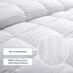 Luxurious All Season Down Comforter Hotel Collection White Stripe 100% Cotton Shell 500 Thread Count Super Soft Medium Warmth Duvet Insert, Cal King 18 Luxurious All Season Down Comforter Hotel Collection White Stripe 100% Cotton Shell 500 Thread Count Super Soft Medium Warmth Duvet Insert, Cal King -Amazon Shop 31AlKJ9xovL