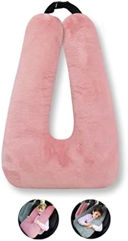 BSROLUNA Travel Pillow Car Sleeping Long Journeys Pillows For The Back Seat Adults And Children On Head Support And Body Support U-Shaped Pillows (Yellow Dog) 10 BSROLUNA Travel Pillow Car Sleeping Long Journeys Pillows For The Back Seat Adults And Children On Head Support And Body Support U-Shaped Pillows (Yellow Dog) - Image 10