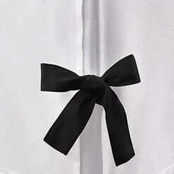 Silentnight Premium Beddings Two Tone Split Corner Tie Bed Skirt, 18 Inch Drop Length 100% Egyptian Cotton 800 Thread Count, King Size, Solid White/Black -Amazon Shop 31BOZRIGWGL