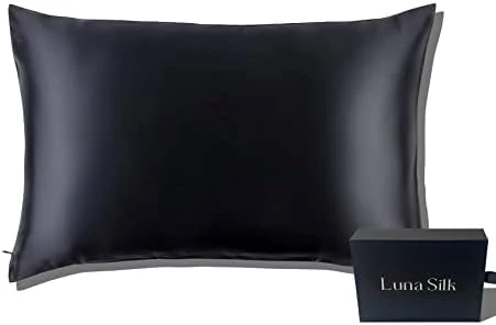 UNASILK Mulberry Silk Pillowcase For Hair And Skin - 100% Pure Silk, White,King Size, 20x36, With Hiden Zipper, Pillowcase For Acne, Anti Aging, Acne Free, Ideal For Curly Hair 12 UNASILK Mulberry Silk Pillowcase For Hair And Skin - 100% Pure Silk, White,King Size, 20x36, With Hiden Zipper, Pillowcase For Acne, Anti Aging, Acne Free, Ideal For Curly Hair - Image 12