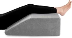 Joybest Leg Elevation Pillow With Removable Cover 8 Inch Memory Foam Leg Rest Pillow For Sleeping, Blood Circulation Wedge Pillows Relieve Leg, Knee, Hip And Lower Back Pain (Grey) 14 Joybest Leg Elevation Pillow With Removable Cover 8 Inch Memory Foam Leg Rest Pillow For Sleeping, Blood Circulation Wedge Pillows Relieve Leg, Knee, Hip And Lower Back Pain (Grey) -Amazon Shop 31EKix1gCL. AC 2