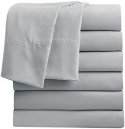 Queen Flat Sheets Only, Pack Of 6, Soft Microfiber Bedding Sheets For Home, Salons, Hotels, Bulk Flat Sheets Only Queen Size (White) 23 Queen Flat Sheets Only, Pack Of 6, Soft Microfiber Bedding Sheets For Home, Salons, Hotels, Bulk Flat Sheets Only Queen Size (White) -Amazon Shop 31F GeolIzL. AC