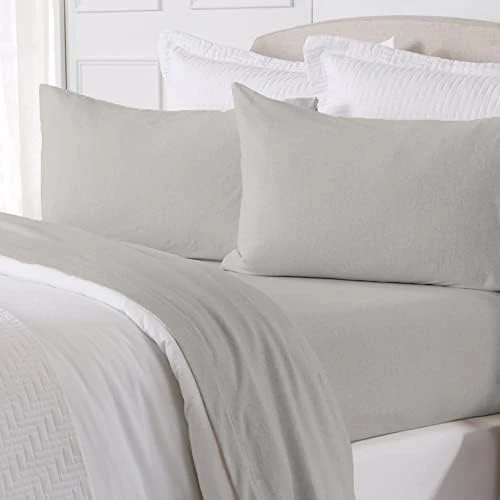 Full Flannel Jersey Knit Sheets. All Season, Soft, Cozy T-Shirt Sheet Set. Cotton Blend Bed Sheets. Cozy Flex Collection (Full, Navy) 10 Full Flannel Jersey Knit Sheets. All Season, Soft, Cozy T-Shirt Sheet Set. Cotton Blend Bed Sheets. Cozy Flex Collection (Full, Navy) - Image 10