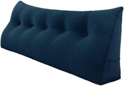 WOWMAX Triangular Wedge And Body Positioners Reading Pillow Large Bolster Headboard Backrest Support Cushion For Day Bed Bunk Bed With Removable Cover Twin Velvet Gray -Amazon Shop 31FOH7JluGL. AC