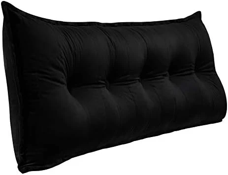 WOWMAX Rectangular Headboard Pillow Bolster Pillow For Bed Back Rest Pillow For Sitting In Bed Daybed Pillows Back Support Pillow For Bed Reading Pillow Velvet Deep Blue Full 10 WOWMAX Rectangular Headboard Pillow Bolster Pillow For Bed Back Rest Pillow For Sitting In Bed Daybed Pillows Back Support Pillow For Bed Reading Pillow Velvet Deep Blue Full - Image 10
