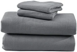 Warm And Cozy Microfleece Sheet Set, Ivory, Twin -Amazon Shop 31GZVOfZIXL. AC