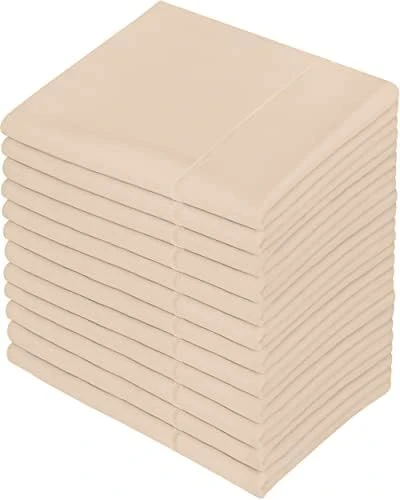 Queen Pillowcases - 12 Pack - Bulk Pillowcase Set - Envelope Closure - Soft Brushed Microfiber Fabric - Shrinkage And Fade Resistant Pillow Covers 20 X 30 Inches (Queen, White) 6 Queen Pillowcases - 12 Pack - Bulk Pillowcase Set - Envelope Closure - Soft Brushed Microfiber Fabric - Shrinkage And Fade Resistant Pillow Covers 20 X 30 Inches (Queen, White) - Image 6