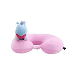 BT21 MANG Character Soft Plush Stuffed Animal Travel Neck Pillow For Sleeping And Traveling, Pink
