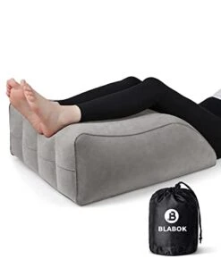 BLABOK Reduce Swelling And Improve Circulation With Inflatable Wedge Pillow(Grey D6)