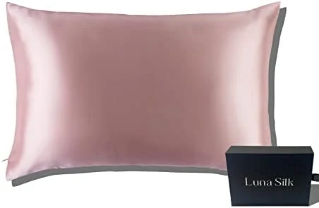 UNASILK Mulberry Silk Pillowcase For Hair And Skin - 100% Pure Silk, White,King Size, 20x36, With Hiden Zipper, Pillowcase For Acne, Anti Aging, Acne Free, Ideal For Curly Hair 6 UNASILK Mulberry Silk Pillowcase For Hair And Skin - 100% Pure Silk, White,King Size, 20x36, With Hiden Zipper, Pillowcase For Acne, Anti Aging, Acne Free, Ideal For Curly Hair - Image 6