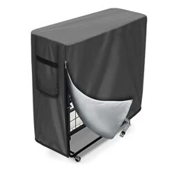 Folding Bed Storage Cover - Waterproof And Dustproof Universal Rollaway Bed Protector - Fits 38 Inch Twin Folding Bed (39 "L × 15" W × 44.8 "H) - Grey