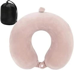 DUANY STORE Neck Pillow For Traveling, Upgraded Travel Neck Pillow For Airplane 100% Pure Memory Foam Travel Pillow For Flight Headrest Sleep, Portable Plane Accessories (Pink) 24 DUANY STORE Neck Pillow For Traveling, Upgraded Travel Neck Pillow For Airplane 100% Pure Memory Foam Travel Pillow For Flight Headrest Sleep, Portable Plane Accessories (Pink) -Amazon Shop 31QGZT6BnL. AC