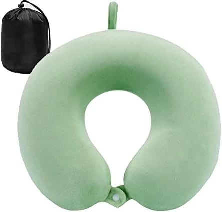 DUANY STORE Neck Pillow For Traveling, Upgraded Travel Neck Pillow For Airplane 100% Pure Memory Foam Travel Pillow For Flight Headrest Sleep, Portable Plane Accessories (Pink) 11 DUANY STORE Neck Pillow For Traveling, Upgraded Travel Neck Pillow For Airplane 100% Pure Memory Foam Travel Pillow For Flight Headrest Sleep, Portable Plane Accessories (Pink) - Image 11