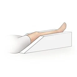 Milliard Foam Leg Elevator Cushion With Washable Cover, Support And Elevation Pillow For Surgery, Injury, Knee Replacement Or Rest