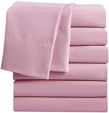 Queen Flat Sheets Only, Pack Of 6, Soft Microfiber Bedding Sheets For Home, Salons, Hotels, Bulk Flat Sheets Only Queen Size (White) 11 Queen Flat Sheets Only, Pack Of 6, Soft Microfiber Bedding Sheets For Home, Salons, Hotels, Bulk Flat Sheets Only Queen Size (White) - Image 11