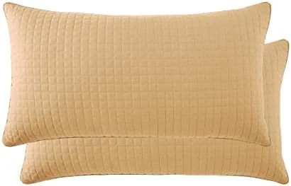 Southshore Fine Linens - VILANO Springs - Pair Of Quilted Pillow Sham Covers (No Inserts), 20" X 26", Bright White 8 Southshore Fine Linens - VILANO Springs - Pair Of Quilted Pillow Sham Covers (No Inserts), 20" X 26", Bright White - Image 8