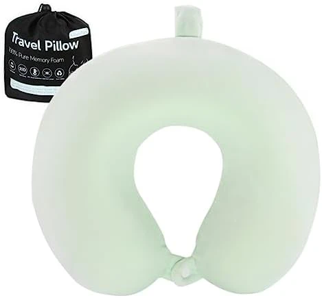 Travel Pillow,Neck Pillow For Traveling U Shaped Memory Foam Black Portable Headrest Sleep Airplane Travel Neck Pillow For Flight, Car & Home,Office 11 Travel Pillow,Neck Pillow For Traveling U Shaped Memory Foam Black Portable Headrest Sleep Airplane Travel Neck Pillow For Flight, Car & Home,Office - Image 11