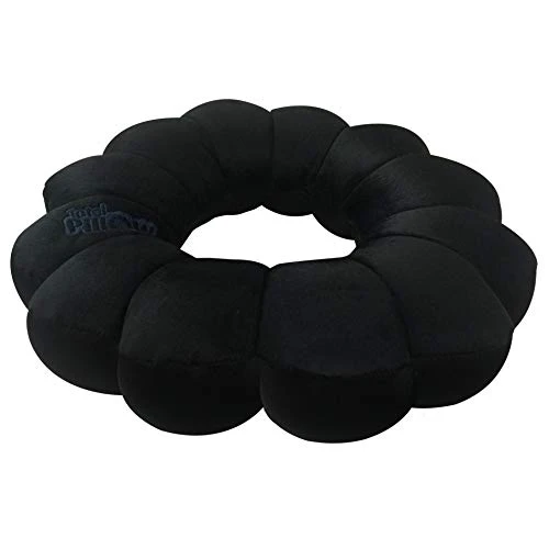 Total Pillow Airplane Travel Pillow, Brushed Microfiber Neck-, Head-, And Lumbar-Support Pillow, Microbead Twistable/Contours Any-Position Travel Pillow, Black 2 Total Pillow Airplane Travel Pillow, Brushed Microfiber Neck-, Head-, And Lumbar-Support Pillow, Microbead Twistable/Contours Any-Position Travel Pillow, Black - Image 2