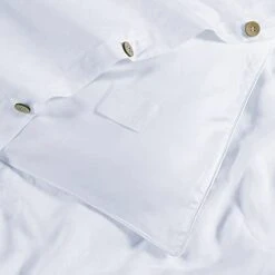 Premium Stone Washed 100% French Linen Duvet Cover, Small Batch Sourced From Normandy, Breathable And Durable (Snow, Full/Queen) -Amazon Shop 31YqSmlWZ8L