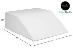 Leg Elevation Pillow - Leg Pillows For Sleeping - Cooling Gel Memory Foam Top, High-Density Leg Rest Elevating Foam Wedge | Relieves And Recovers Foot And Ankle Injury, Leg, Hip And Knee Pain -Amazon Shop 31YwCMw1VUL