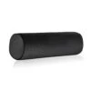 Tinbolunce Memory Foam Roll Pillow For Knee/Leg/Neck - Full Moon Bolster/Round Cylinder Pillow For Sleeping On Side Or Back - Removable Cooling Cover Length 18" X 6" Diameter (Black)